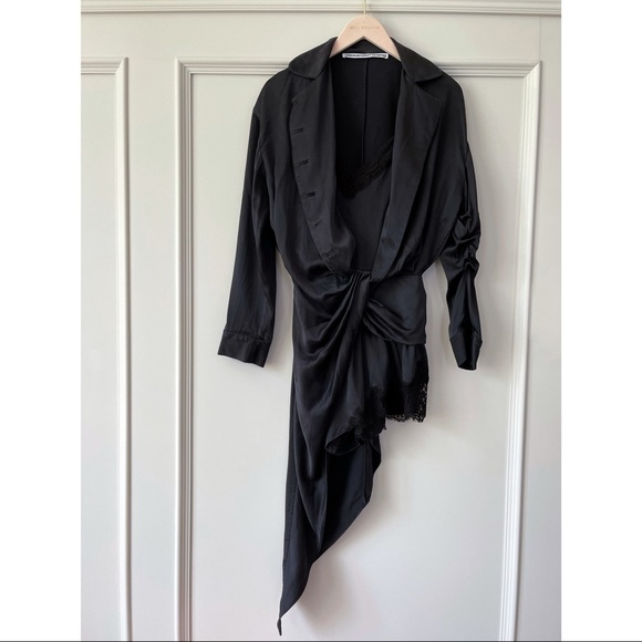 🔥Alexander Wang Twist-front silk mini dress🔥 - Picture 5 of 8